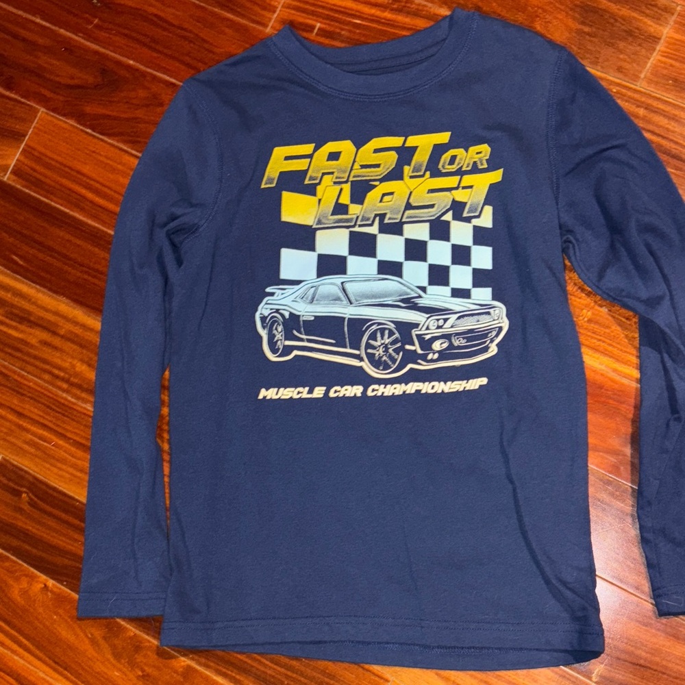 New Boys M LS Shirt